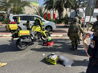 לוחם נפצע באירוע דריסה סמוך לתחנת הדלק ברנתיס