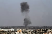 צפו: פיצוץ עצום בשג'עייה ממעוף הציפור