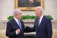 ביידן יחד עם נתניהו, אין תגובה לסנקציות עד כה