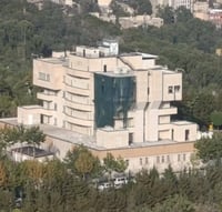 המתחם המאובטח בטהראן, צילום מקומי.