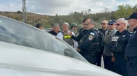 בן גביר בזירת הפיגוע: הזכות לחיים גוברת על חופש התנועה של הפלסטינים