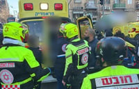 פצוע קשה באירוע דקירה ברחוב יפו בירושלים, ככל הנראה פלילי