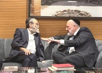 הנציגים החרדים גפני ודרעי