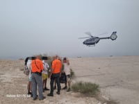 החילוץ המוסק: שבעת הלכודים בנחל דרגה חולצו בשלום