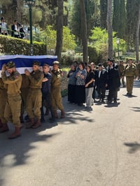 אלפים ליוו את הלוחם משה שמואל נול ז״ל: המג"ד ספד מעזה