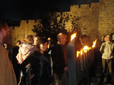מסע בעקבות המכבים של חברי הכנסת הסתיים בהר הבית