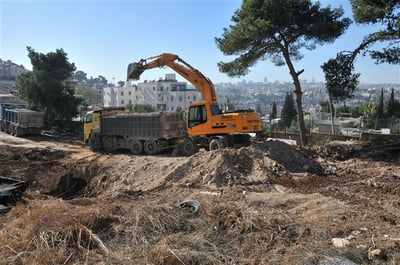 החלה בניית שכונה חדשה ברכס הר הזיתים במזרח ירושלים