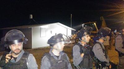 באישור ליברמן: הלילה הרס הצבא בית בחברון