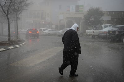 הכינו את עצמכם: אפשרות לשלג בהרי יו"ש בשבת