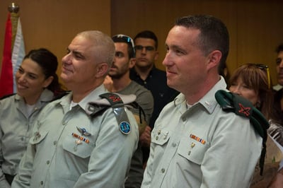 רונן מנליס נכנס לתפקידו כדובר צה"ל