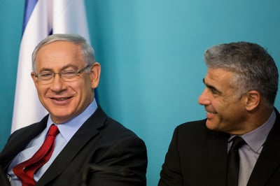 נתניהו נחלש, גבאי ממשיך לצנוח ולפיד נוסק