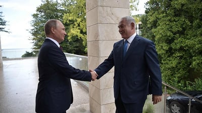 נתניהו לפוטין: "איראן עדיין מהווה איום על ישראל"