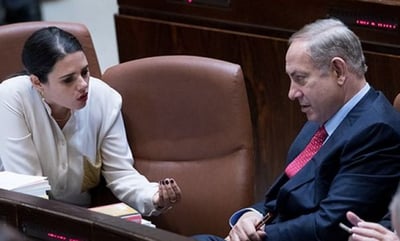 שקד בשליחות נתניהו: דוחה את חוקי הריבונות