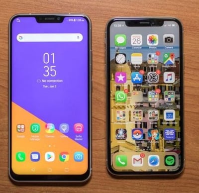מצאו את ההבדלים: ה-Zenfone Z5 של אסוס לצד האייפון X