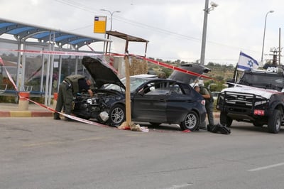 פלסטיני גנב רכב; התנגש בטרמפיאדה, נורה ונהרג