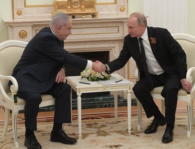 בצל ההכרזה נגד איראן; נתניהו ופוטין נועדו ממושכות