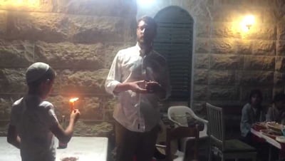 צפו: הבדלה אחרונה בבית שייהרס בנתיב האבות