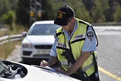 בסופ"ש בלבד: 634 דוחו"ת תנועה בכבישי יו"ש