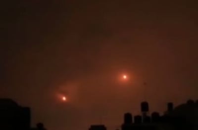 צפו: רגע שיגור הטילים מעזה לבאר שבע וגוש דן
