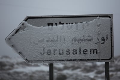 מזג האוויר: ביום רביעי ייתכן שלג בירושלים