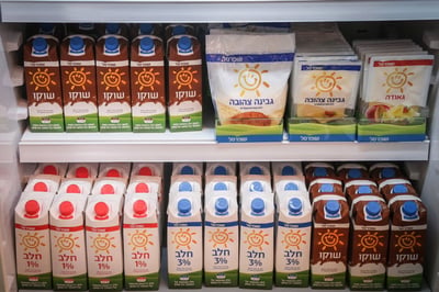 בג"ץ קבע: מוצרי החלב המפוקחים יתייקרו ב-3.4%