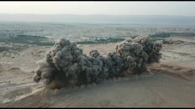 900 מוקשים ב-3 שניות: כך פוצץ שדה מוקשים בבקעה