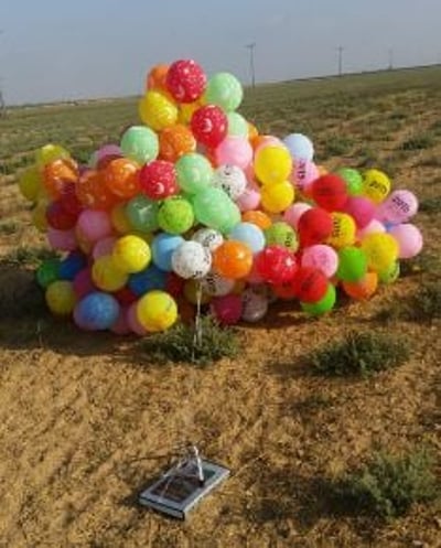 אחרי הסכם הרגיעה: בלוני נפץ ותבערה בעוטף עזה
