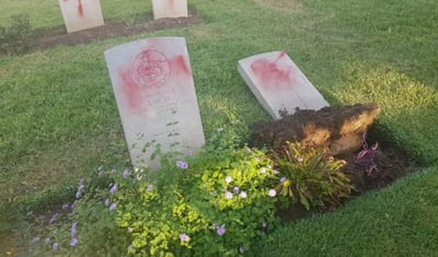 נתניהו: "רואים בחומרה את חילול הקברים בחיפה"