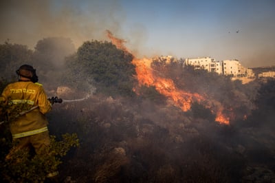 יובש וחום: שריפות בצפון וליד היישוב נחושה