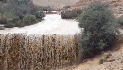 מרהיב • צפו: אחרי סופ"ש סוער- זרימות בנחלי הדרום