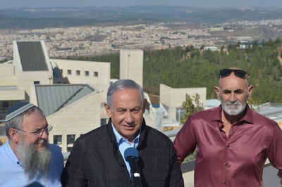נתניהו בגוש עציון: "טראמפ התייצב מאחורי האמת"