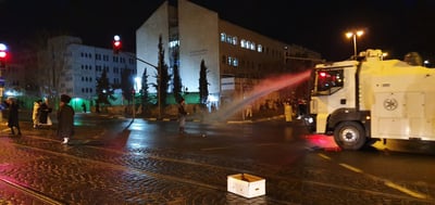 מחאה בשבת: עימותים אלימים בין חרדים למשטרה