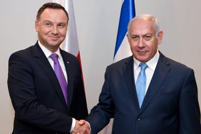 נשיא פולין תוקף את שר החוץ ישראל כ"ץ