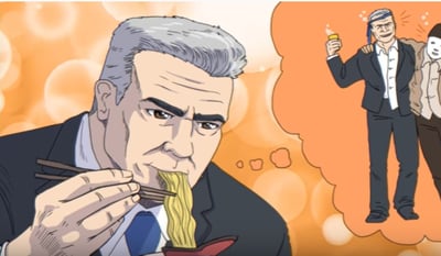 קורע: כשהבחירות הפכו לסדרת אנימה יפנית. צפו