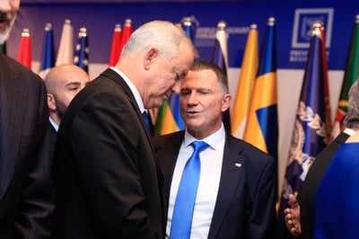 אדלשטיין לגנץ: "מאחל לך הנאה לזמן קצר בתפקיד"