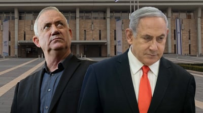 גנץ גיבה את רביב דרוקר, אך לא מזכיר את נתניהו