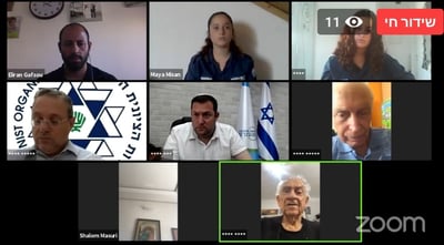 1500 בני אדם באזכרתו של לוחם האצ"ל ברוך מזרחי