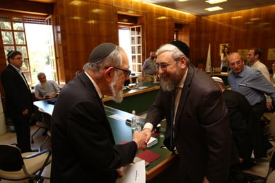 הרב חיים אמסלם: "התגייס כגיבור לשדה הגיור"