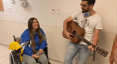 לאחר שנאבקה על חייה: חנן בן ארי הגיע להפתיע. צפו