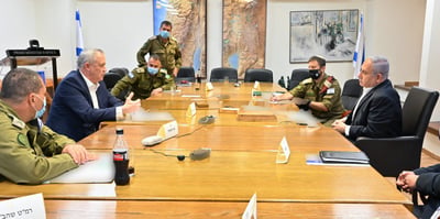 נתניהו וגנץ: "נמנע אירוע קשה שיכל לגבות חיי אדם"