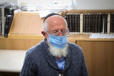 הרב יעקב מדן בישיבה בתקופת הקורונה, ארכיון