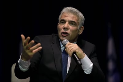 לפיד: "אני לא ארוץ עם סמוטריץ' במפלגה אחת"