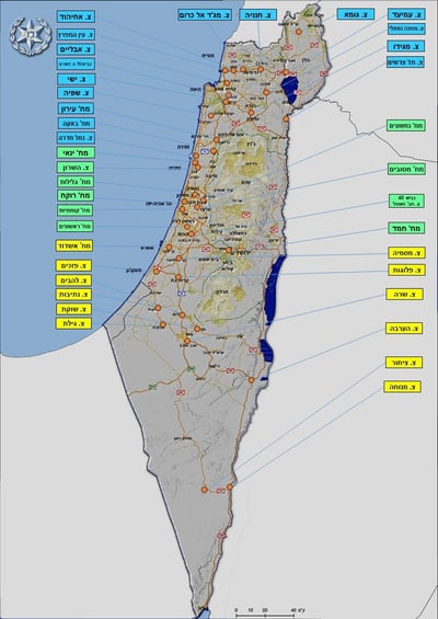 מפת המחסומים המלאה