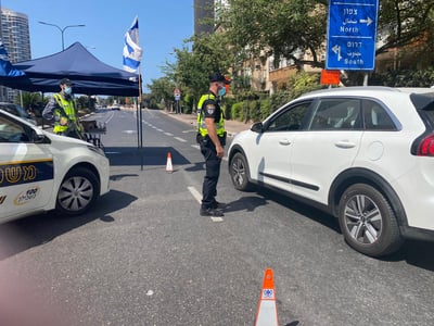 8,000 דו"חות חולקו, 2 חולי קורונה נתפסו באיילון