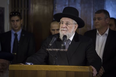 הרב לאו: "אני מרגיש מעולה, אין לי תסמינים"