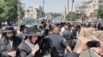 הפגנת החרדים בבר אילן: 7 נעצרו לאחר שתקפו שוטרים