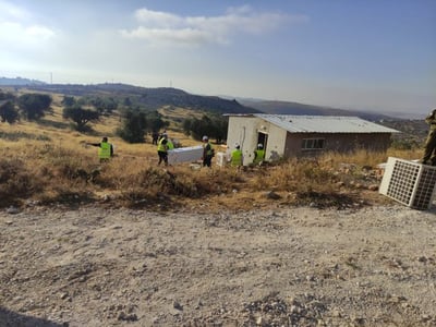 פינוי תושבי המאחז עוז ציון