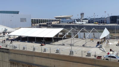 נערכים לטיסות הקיץ: אוהל ענק לבדיקות יוקם בנתב"ג