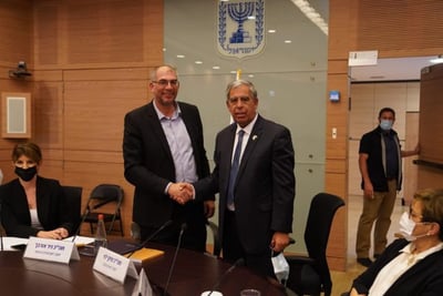 יו"ר הכנסת עם יו"ר ועדת הכנסת החדש