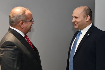 היסטוריה: בנט נפגש עם יורש העצר של בחריין